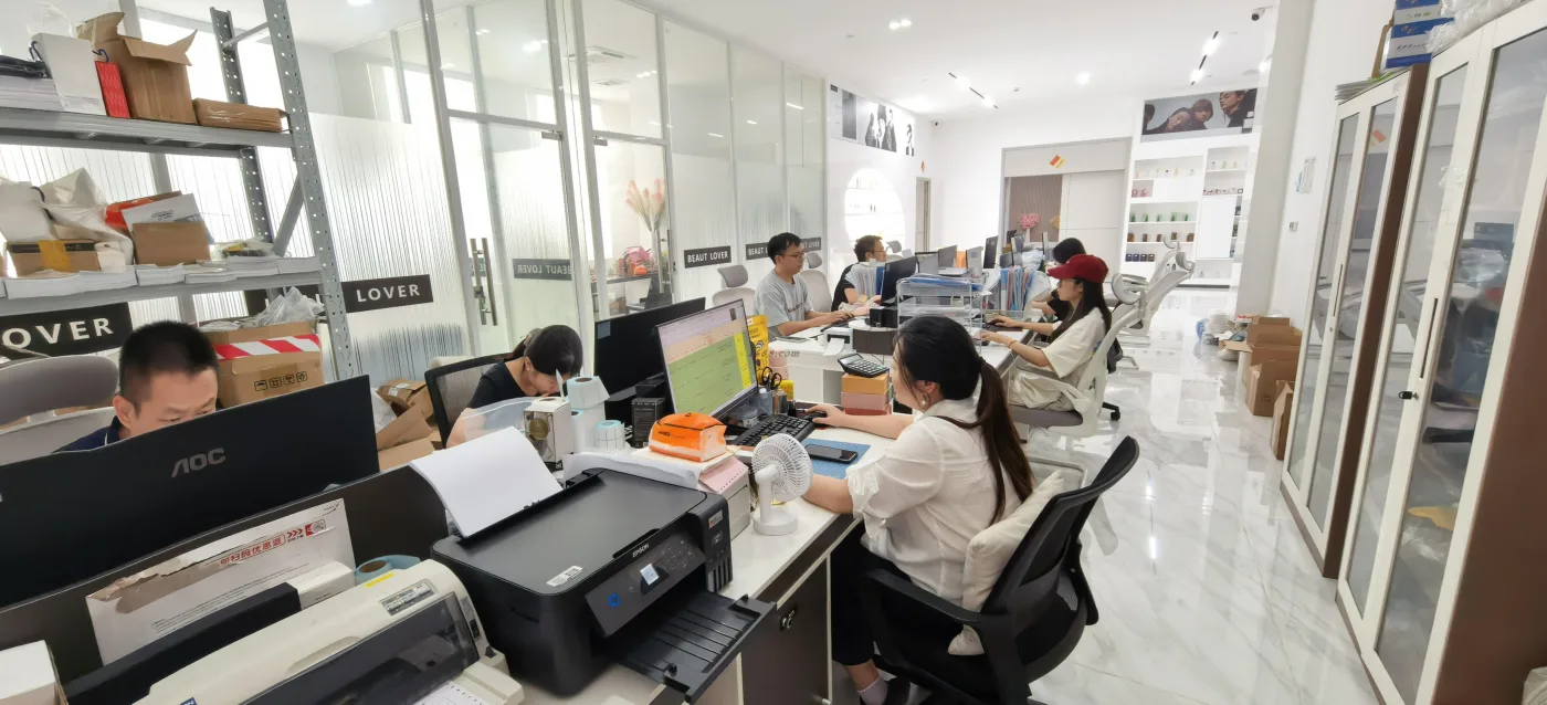 AROMAMATRIX project coordination team working in the Guangzhou office